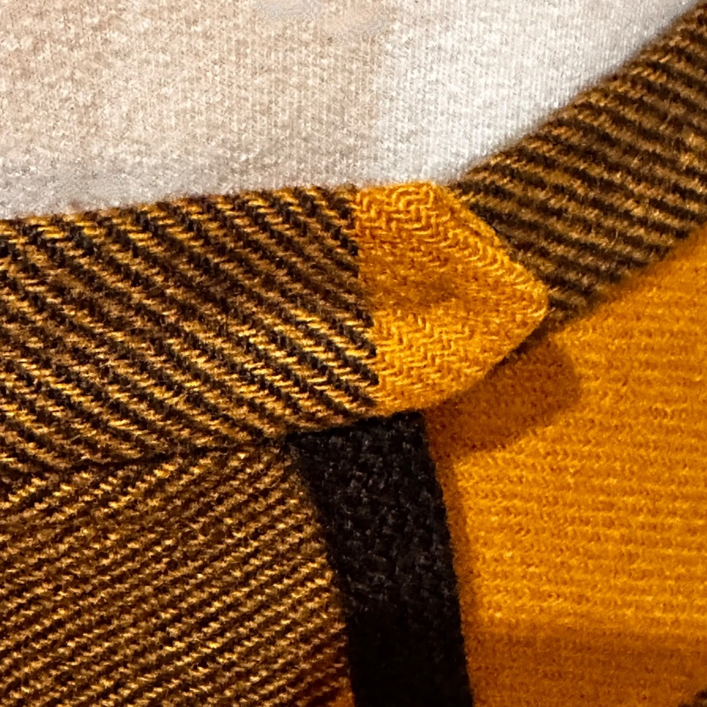 1950s Pendleton Wrap Around Bias Cut Skirt Block Plaid Wool, XS - S Size - Picture 5 of 11